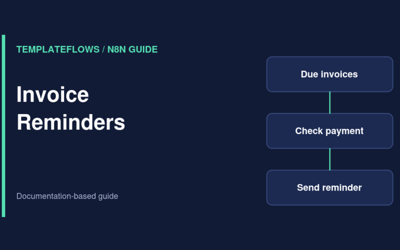 Illustration: Invoice Reminders workflow guide